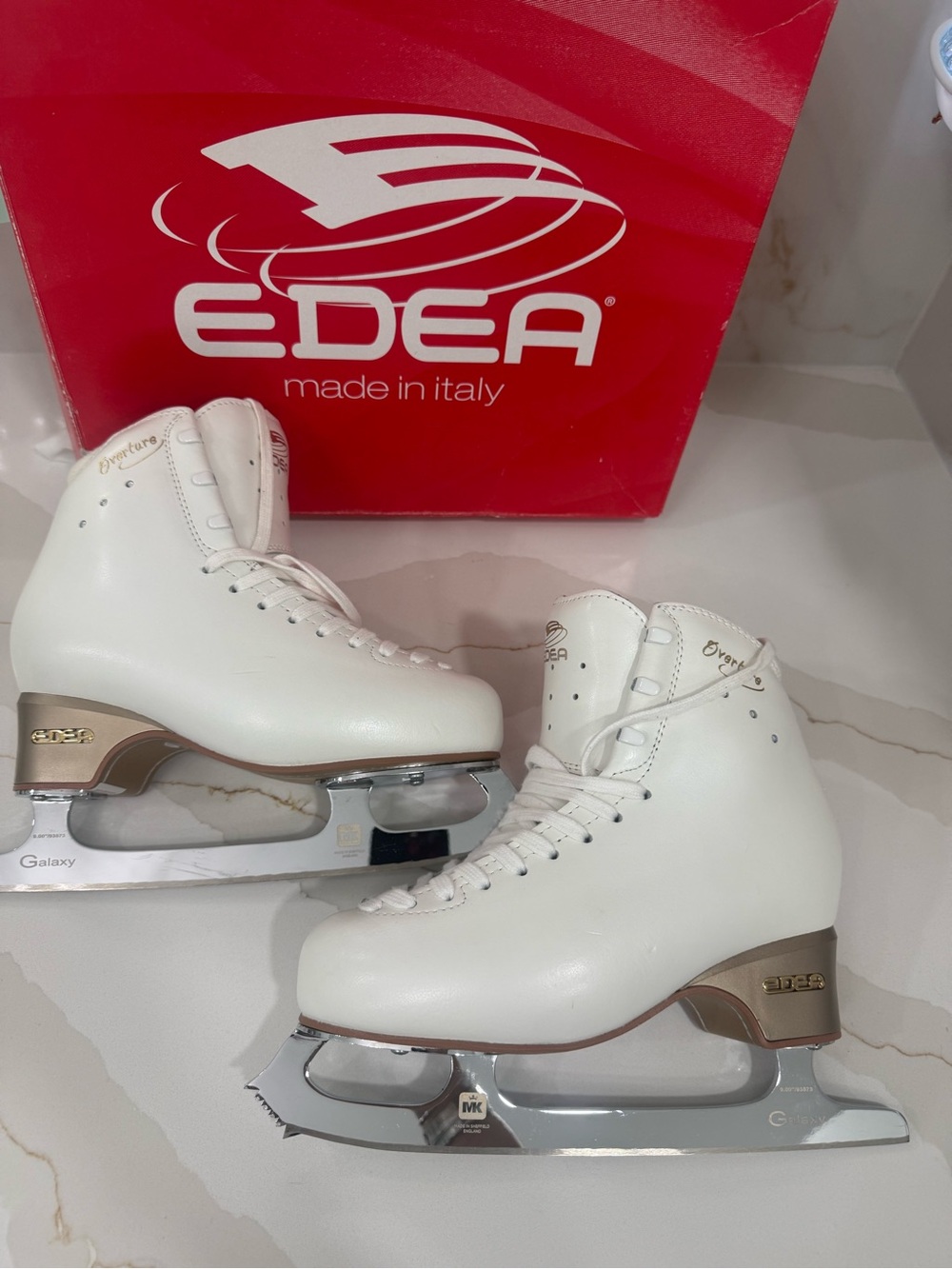 EDEA Overture Figure Skates + MK Galaxy Blades